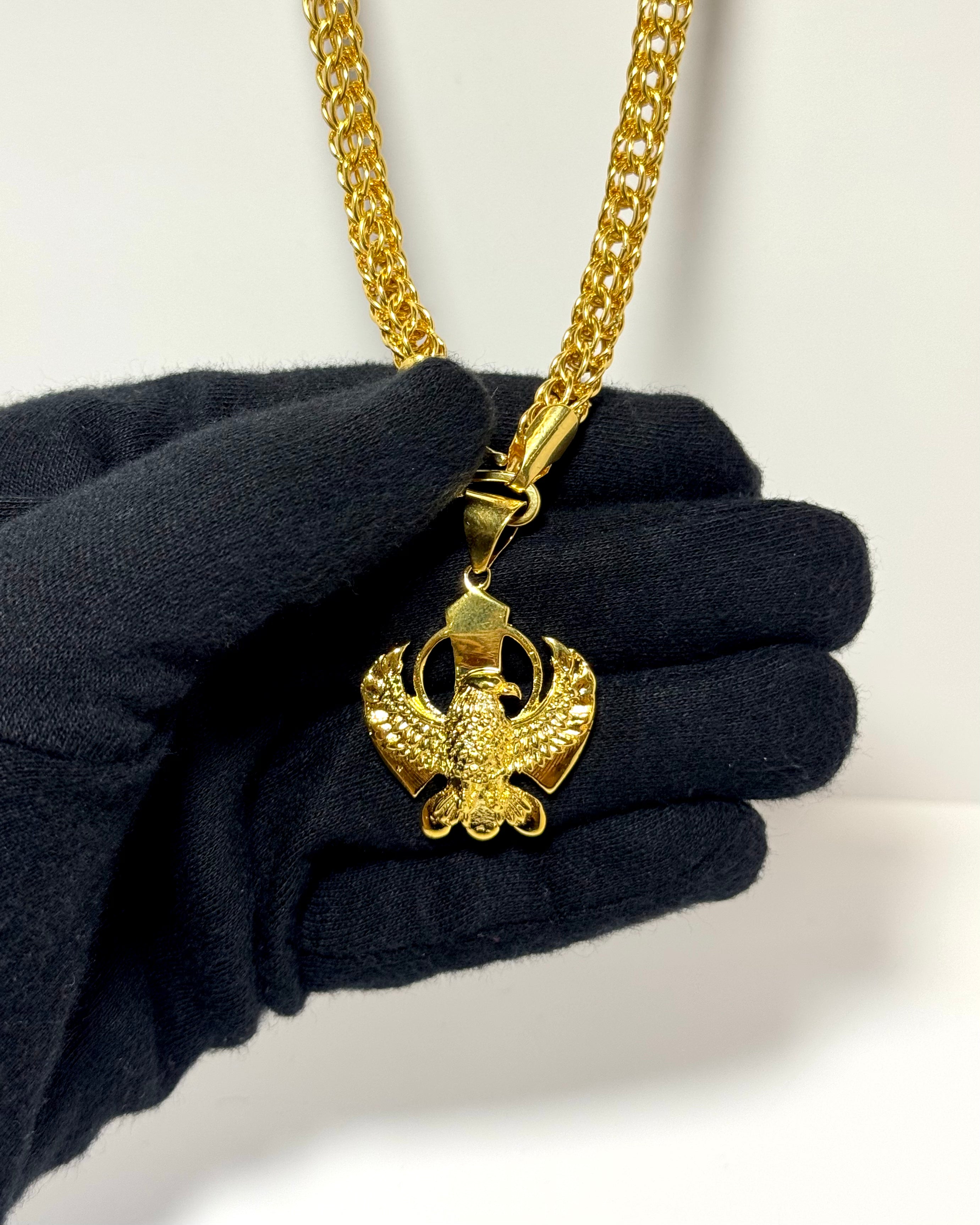 Khanda Locket | 1 Grm Gold