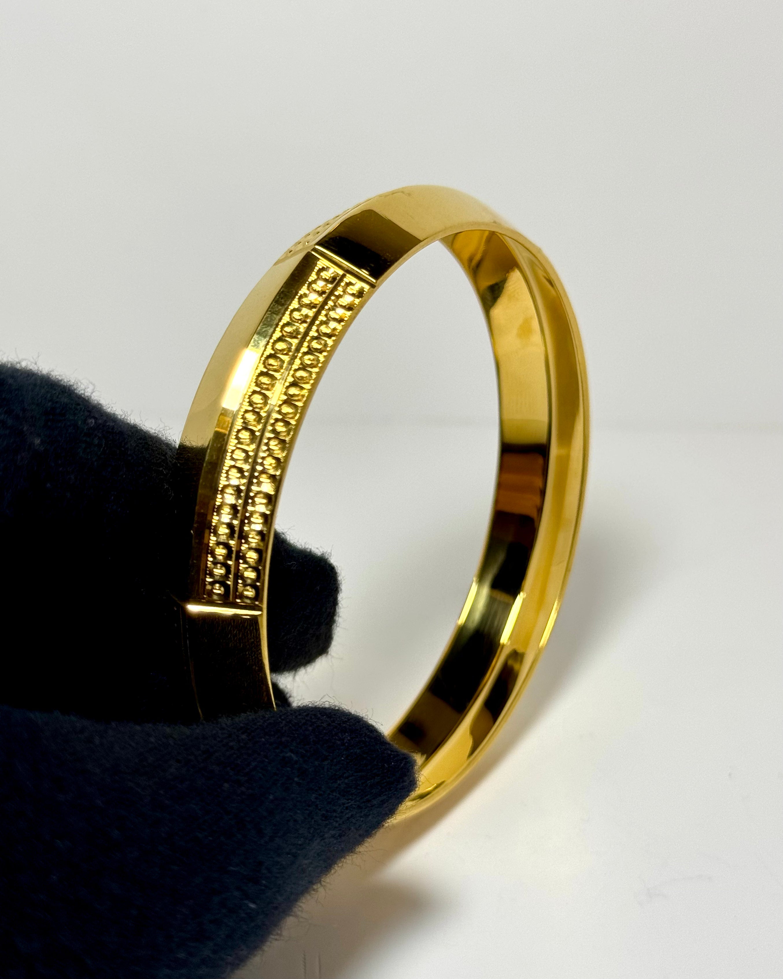 Men's Kada | 24kt Gold Plated