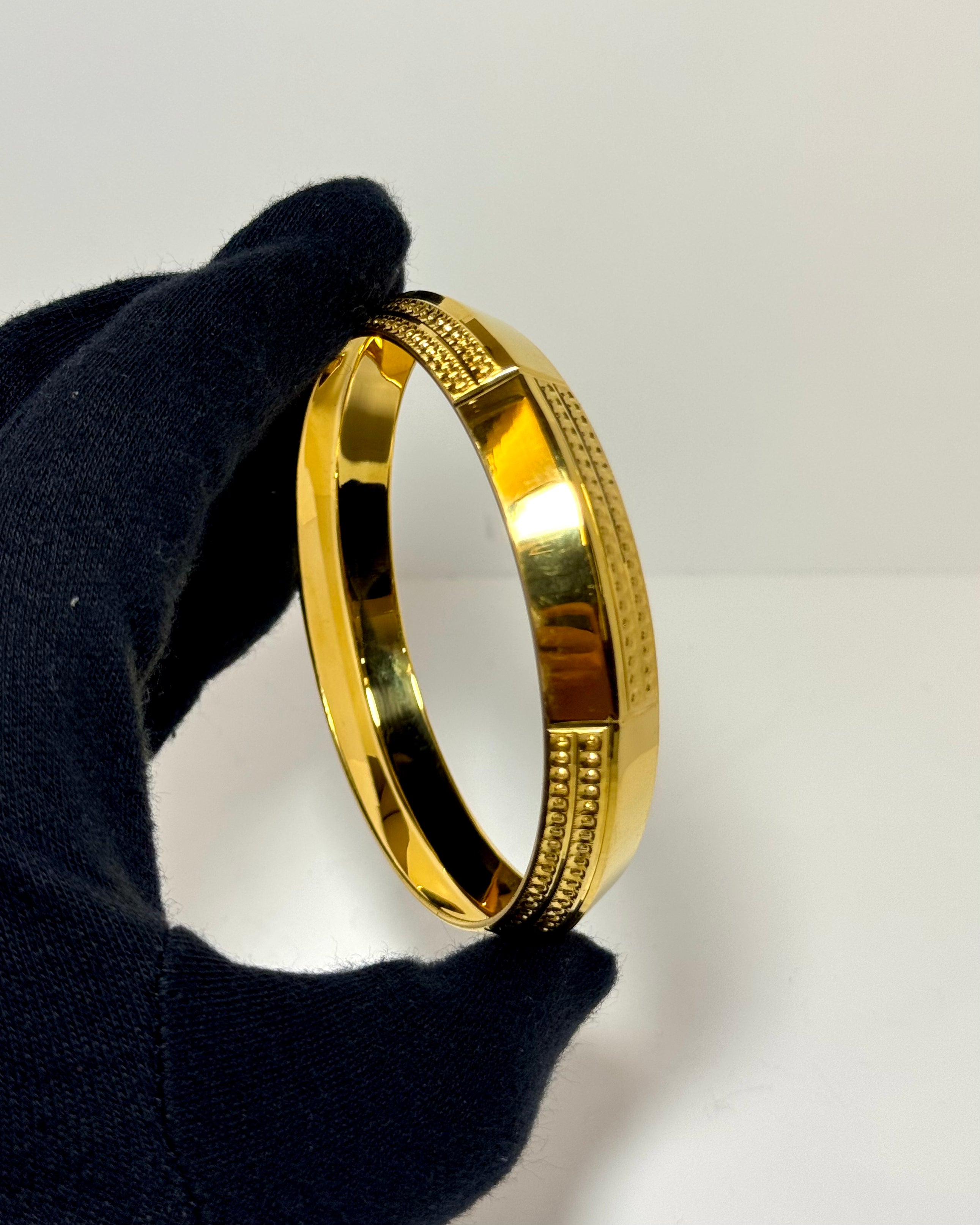 Men's Kada | 24kt Gold Plated