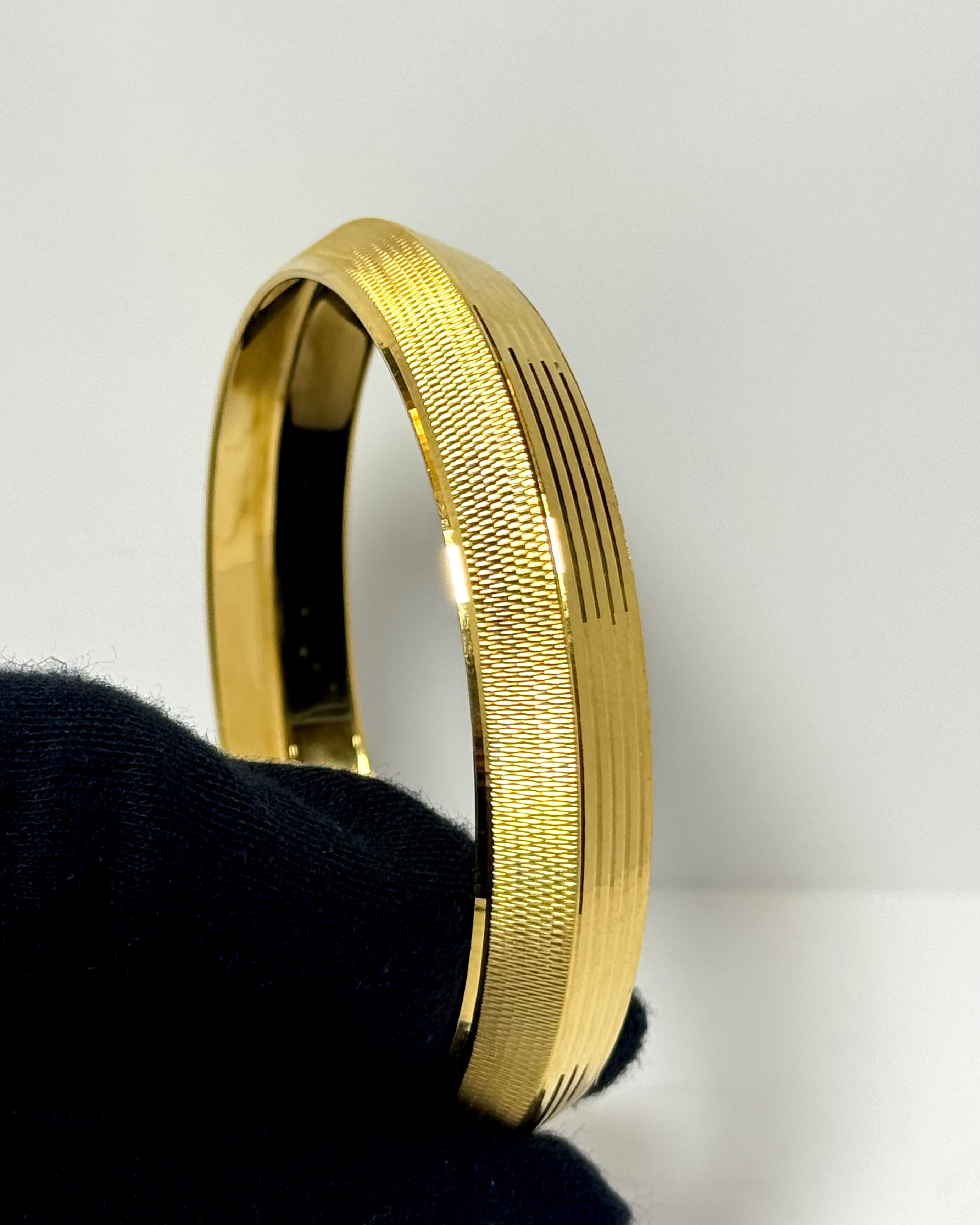 Men's Kada | 24kt Gold Plated